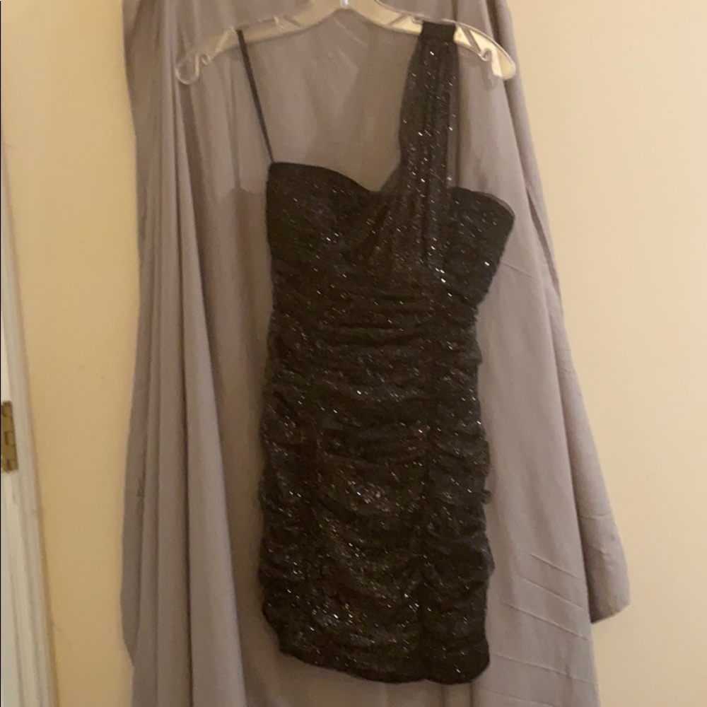 BCX little black sparkly dress
